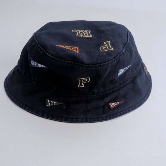 POLO Ralph Lauren Bucket Hat in Navy/Blue - Picture 3 of 6